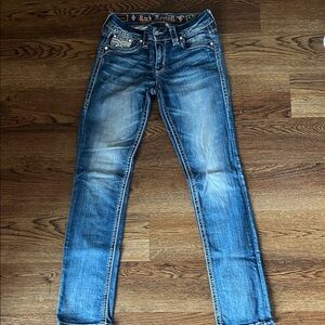 Rock Revival Medium Wash straight Jeans - Blue